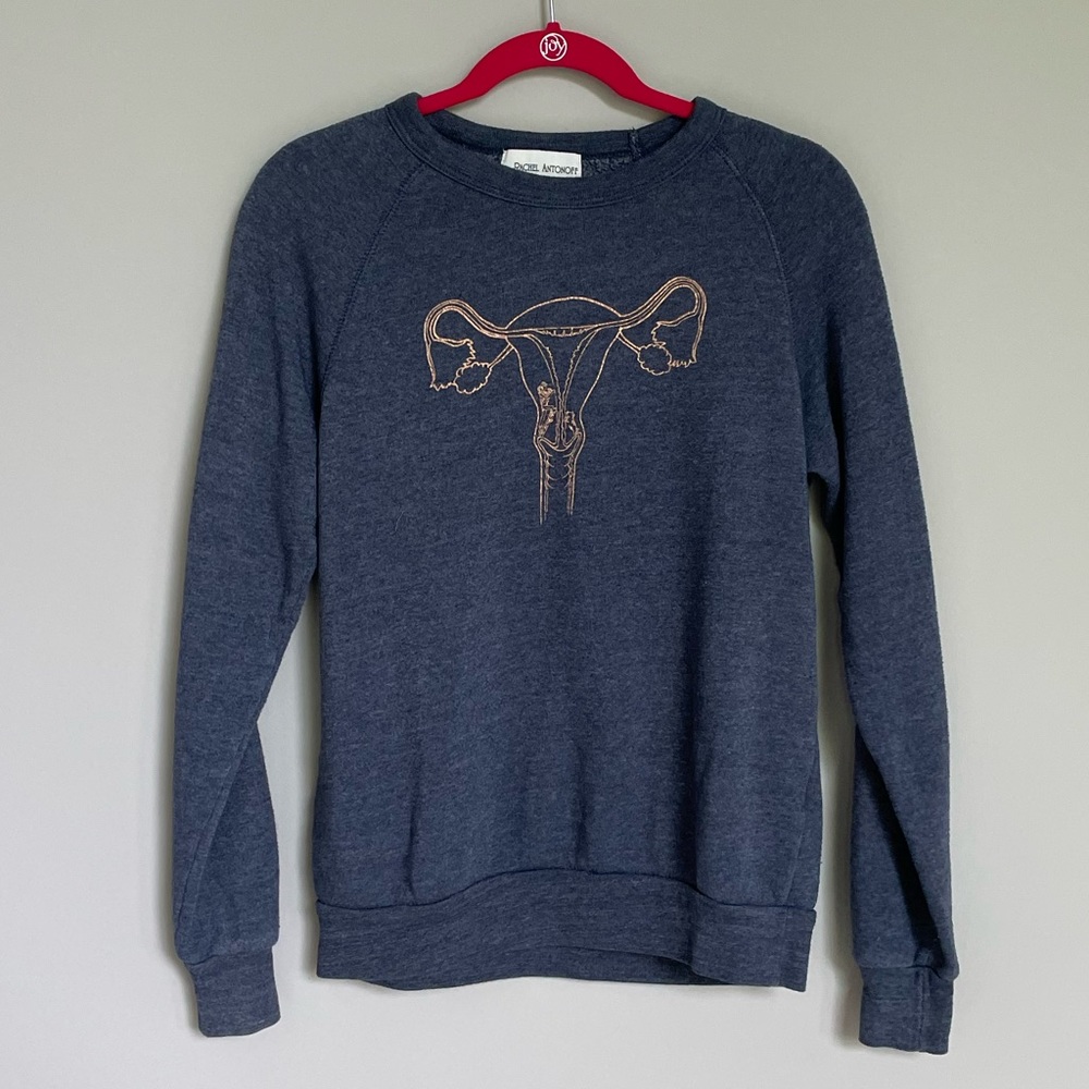 Rachel Antonoff Reproductive System Graphic Sweatshirt